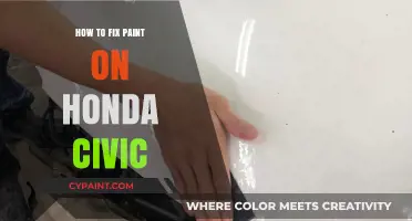 Easy DIY Guide to Repairing Paint on Your Honda Civic