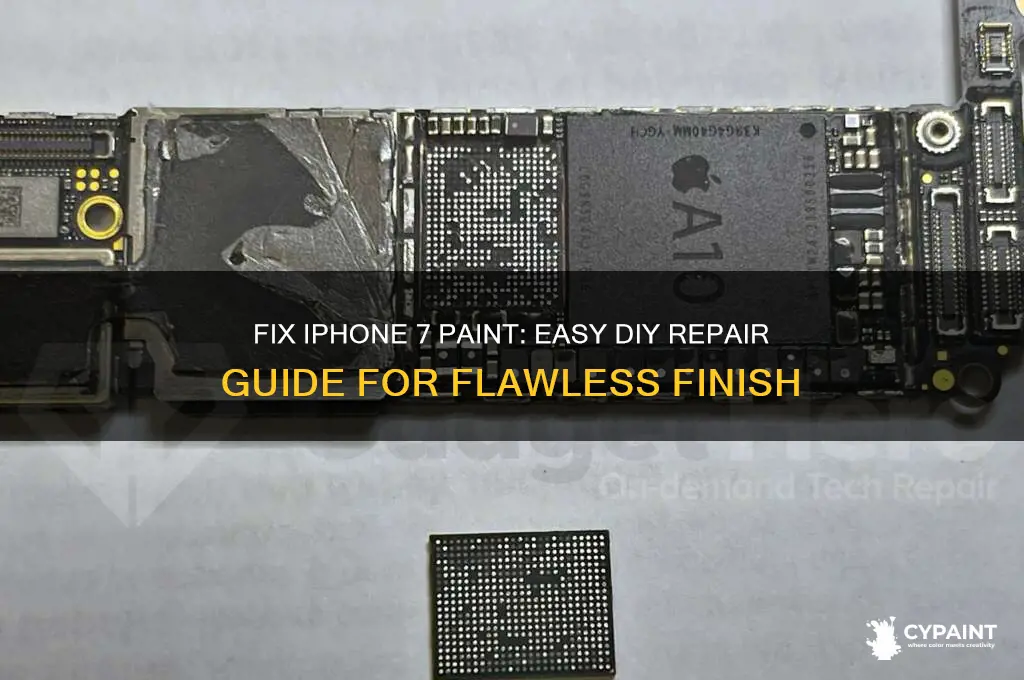 how to fix paint on iphone 7