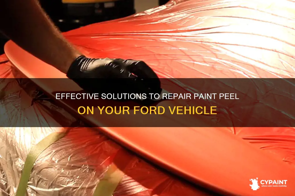 how to fix paint peel on a ford