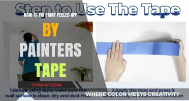 Fixing Paint Peel-off: Painter's Tape Troubles