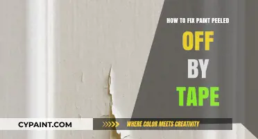Effective Solutions to Repair Paint Peeled Off by Tape Easily