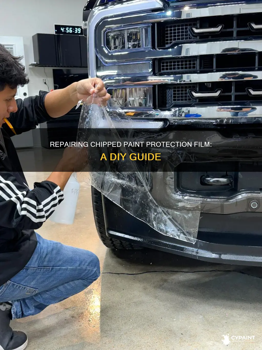 how to fix paint protection film when it chips