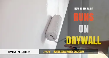 Fixing Paint Runs on Drywall: Quick and Easy DIY Solutions