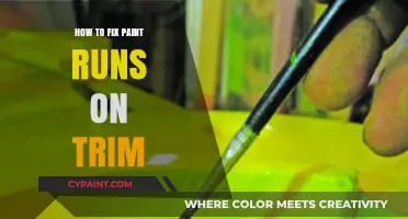 Fixing Paint Runs on Trim: Quick and Easy Solutions
