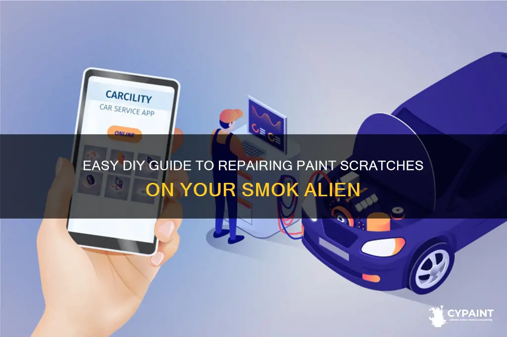 how to fix paint scratches on smok alien