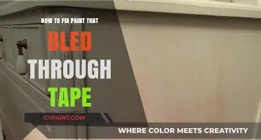 Fixing Paint Bleed: Tips to Repair Tape Mishaps Like a Pro