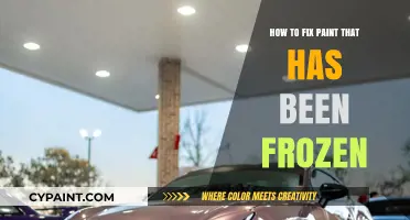 Reviving Frozen Paint: Quick Fixes and Expert Tips for Restoration