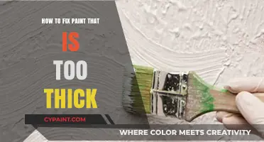 Thicken No More: Simple Solutions to Fix Thickened Paint