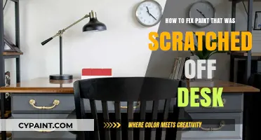 Repairing Scratches: Restoring Your Desk's Paint Job