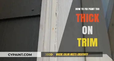 Fixing Thick Paint on Trim: Quick and Easy Solutions