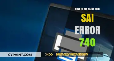 Fix Paint Tool SAI Error 740: Quick Troubleshooting Guide