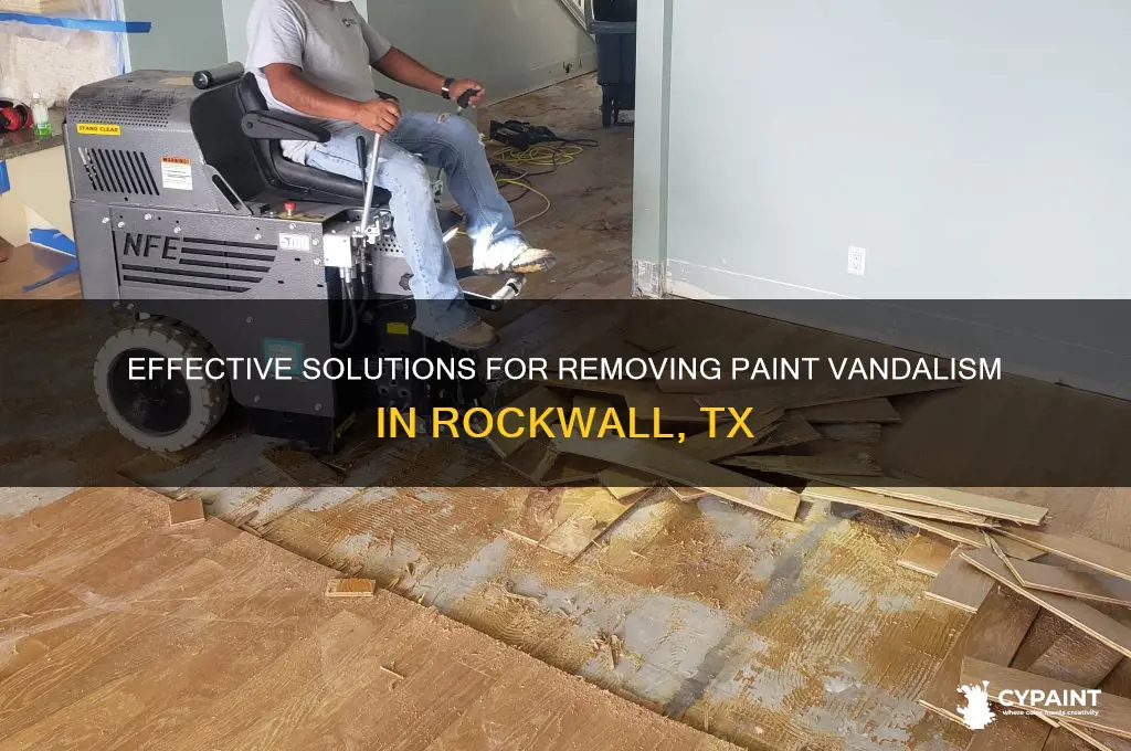 how to fix paint vandalism in rockwall tx