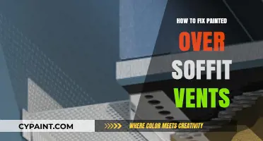 Restoring Airflow: Fixing Painted-Over Soffit Vents in Simple Steps