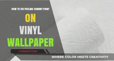 Fixing Peeling Paint on Vinyl Wallpaper: A Quick Guide