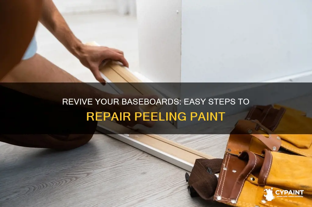 how to fix peeling paint on baseboards
