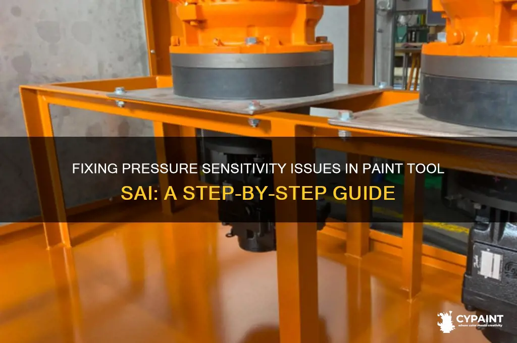 how to fix pressure on paint tool sai