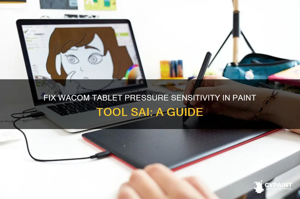 how to fix pressure sensitivity wacom tablet paint tool sai