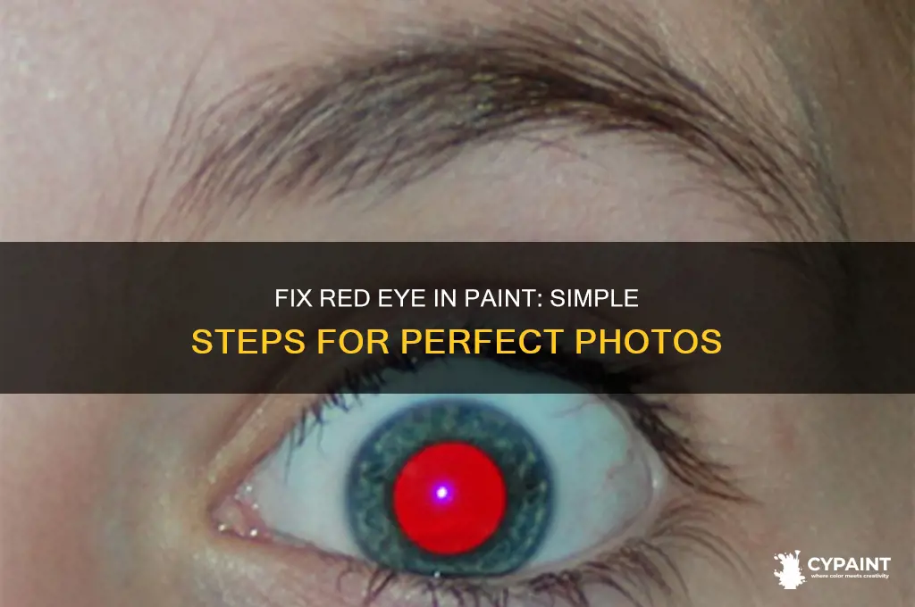 how to fix red eye in paint