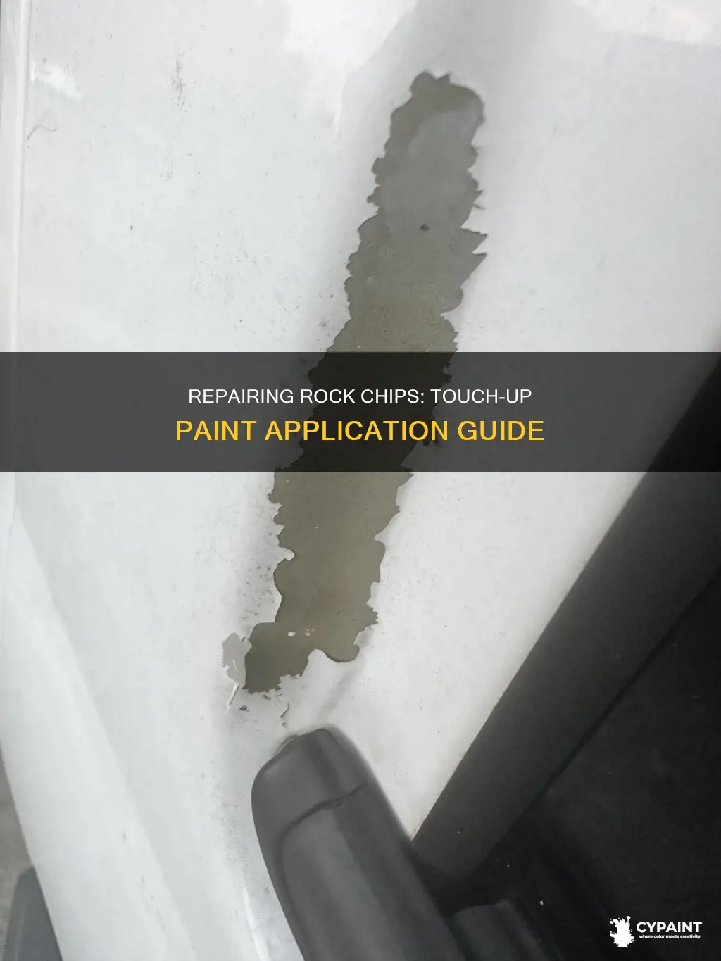 how to fix rock chips with touch up paint
