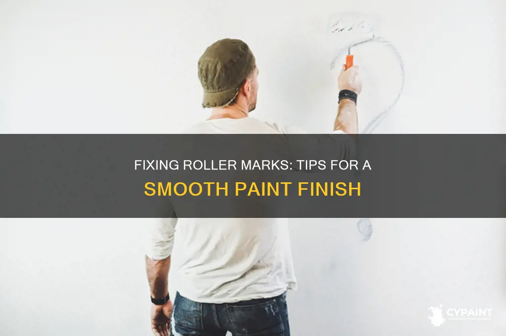 how to fix roller marks after painting
