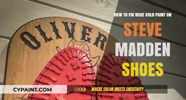 Revive Your Steve Madden Shoes: Rose Gold Paint Repair Guide