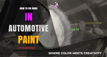 Fixing Runs in Automotive Paint: Expert Tips for a Flawless Finish