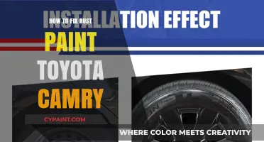 Fixing Rust Paint on Your Toyota Camry: A Step-by-Step Guide