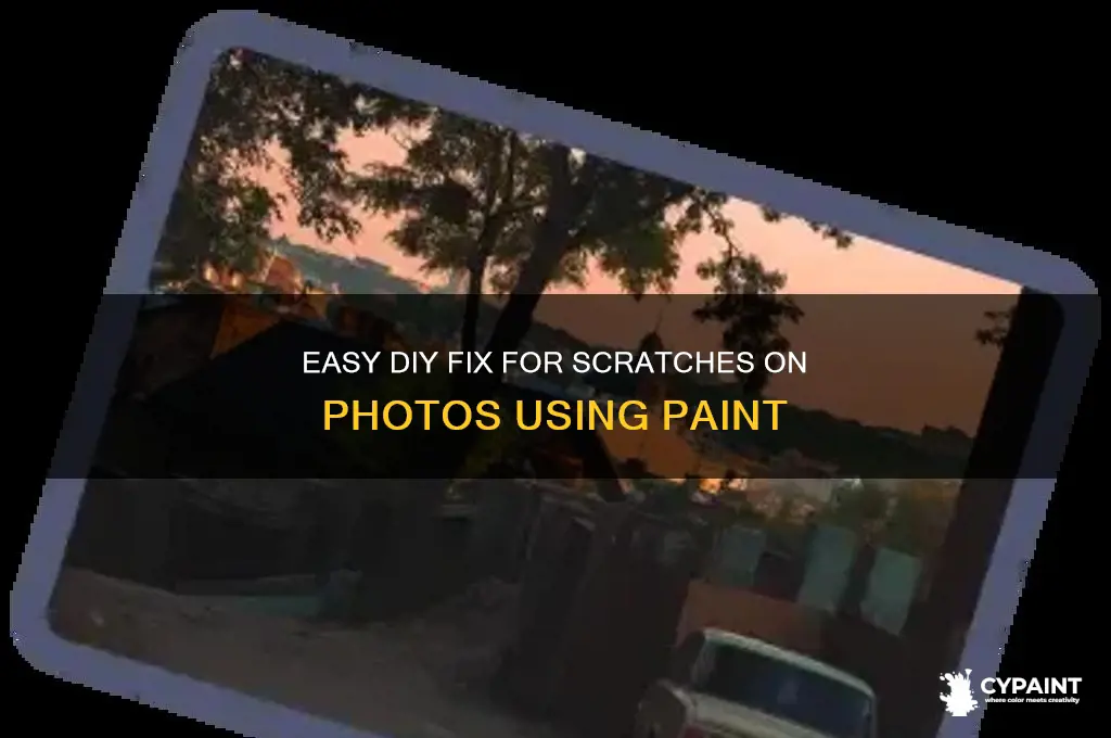 how to fix scrach on phot in paint