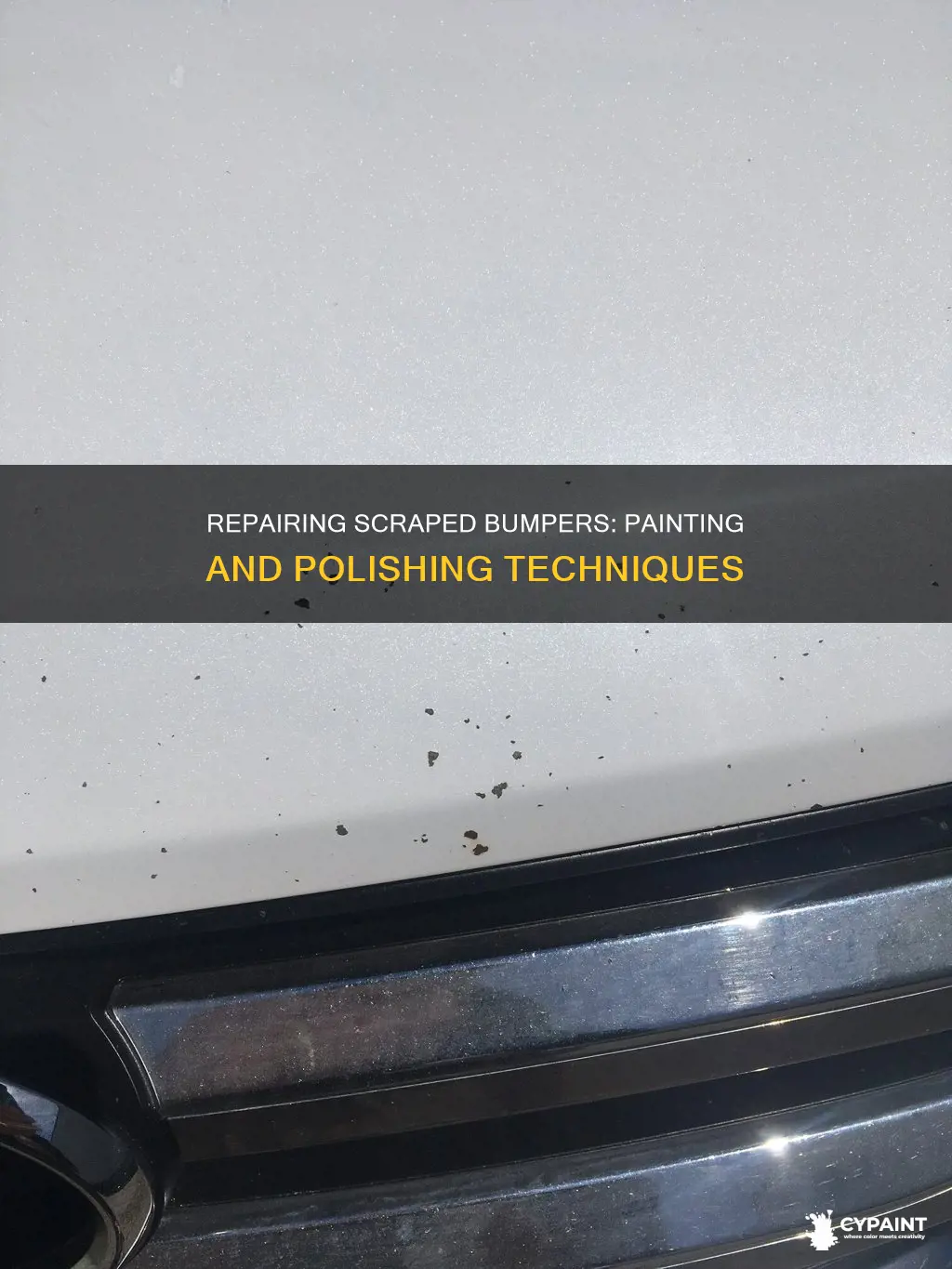 how to fix scraped down to paint on bumper
