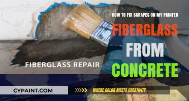 Repairing Painted Fiberglass Scrapes Caused by Concrete: A Step-by-Step Guide