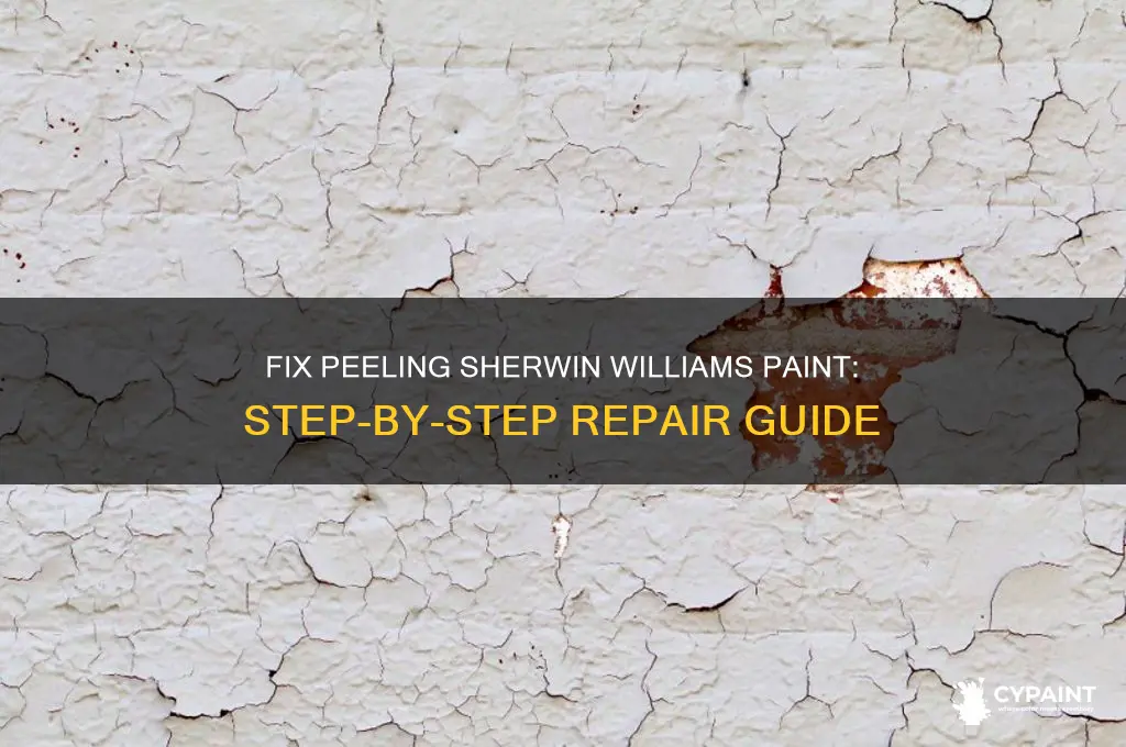 how to fix sherwin williams paint that peels