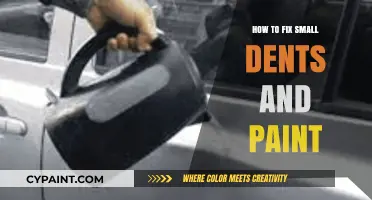 DIY Dent Repair: Quick Fixes for Small Dents and Paint Touch-Ups