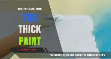 Mastering Paint Consistency: Techniques to Fix Overly Thick Spots