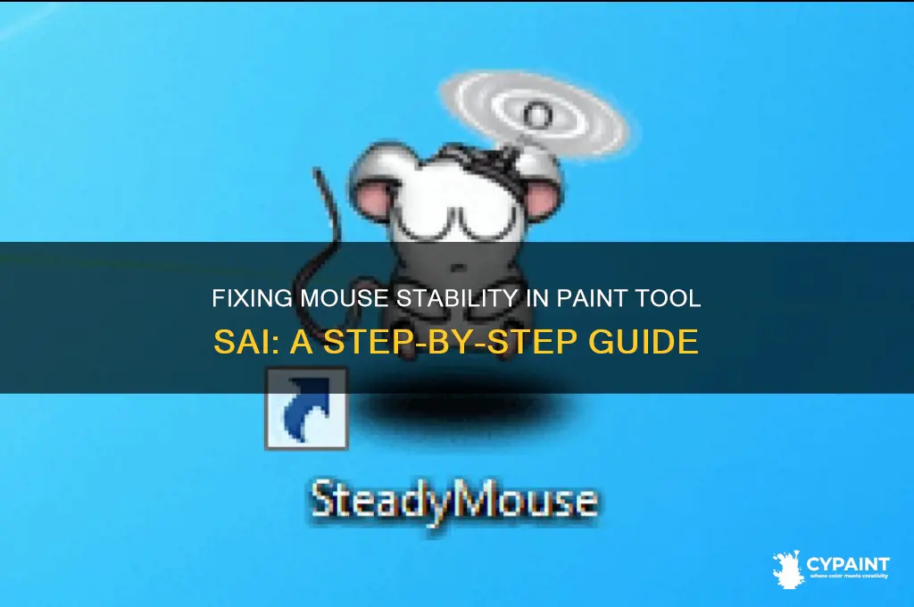 how to fix stability in mouse on paint tool sai