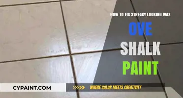 Wax Over Chalk Paint: Fixing Streaks