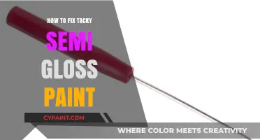 Fix Tacky Semi-Gloss Paint: Quick Solutions for a Smooth Finish