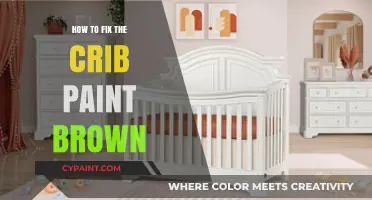 Revive Your Crib: Easy Steps to Fix Brown Paint Flaws