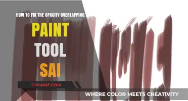 Fixing Opacity Overlapping Issues in Paint Tool SAI