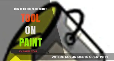 Repairing Paint Bucket Tool Glitches in Microsoft Paint