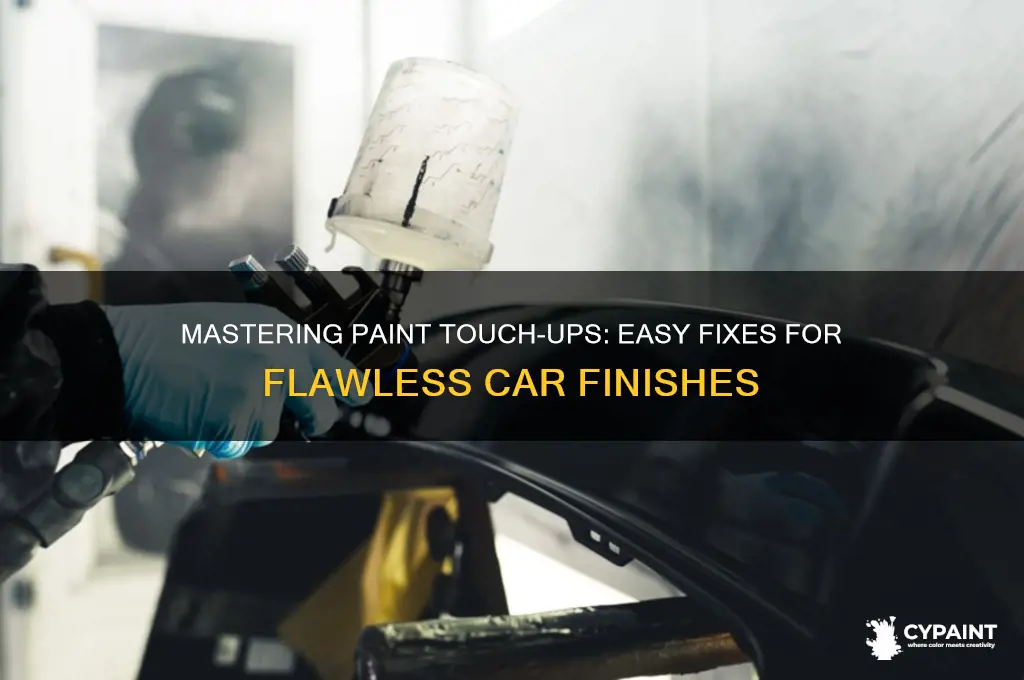 how to fix the paint with touch up