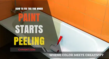 Repairing Peeling Paint in Your Tub: A DIY Guide
