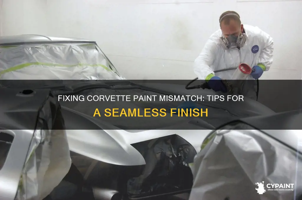 how to fix un matched paint on corvette