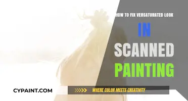 Revive Scanned Art: Correcting Oversaturated Colors in Your Paintings