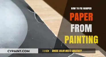 Fixing Warped Paper: Tips to Restore Your Painted Masterpiece
