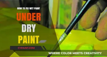 Fixing Wet Paint Under Dry Paint: Quick Solutions and Prevention Tips