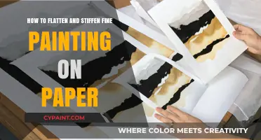 Mastering Paper Paintings: Flattening and Stiffening Techniques
