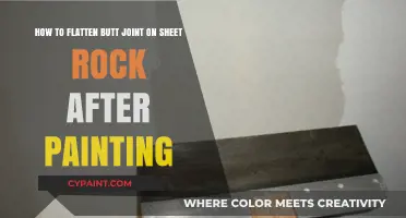 Flattening Butt Joints on Sheetrock: Post-Painting Tips for Seamless Walls