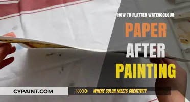 Mastering Post-Painting Techniques: Flattening Watercolour Paper Like a Pro