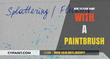 Master the Art of Flicking Paint with a Brush: Techniques and Tips