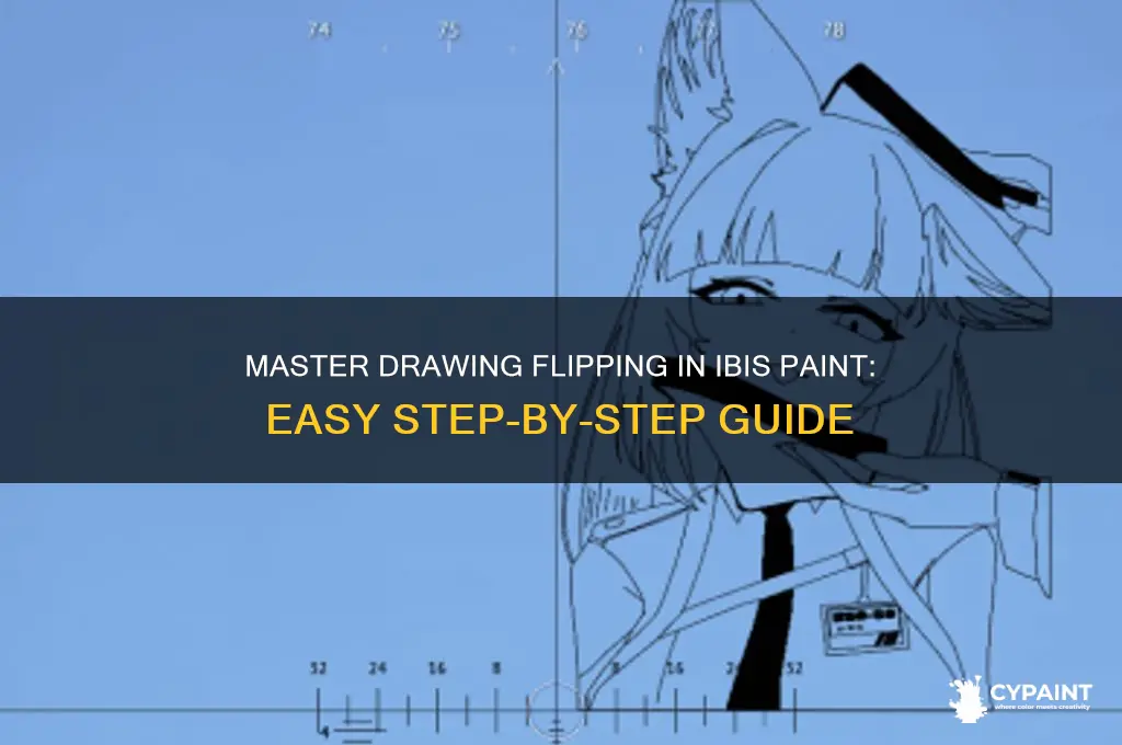 how to flip a drawing in ibis paint